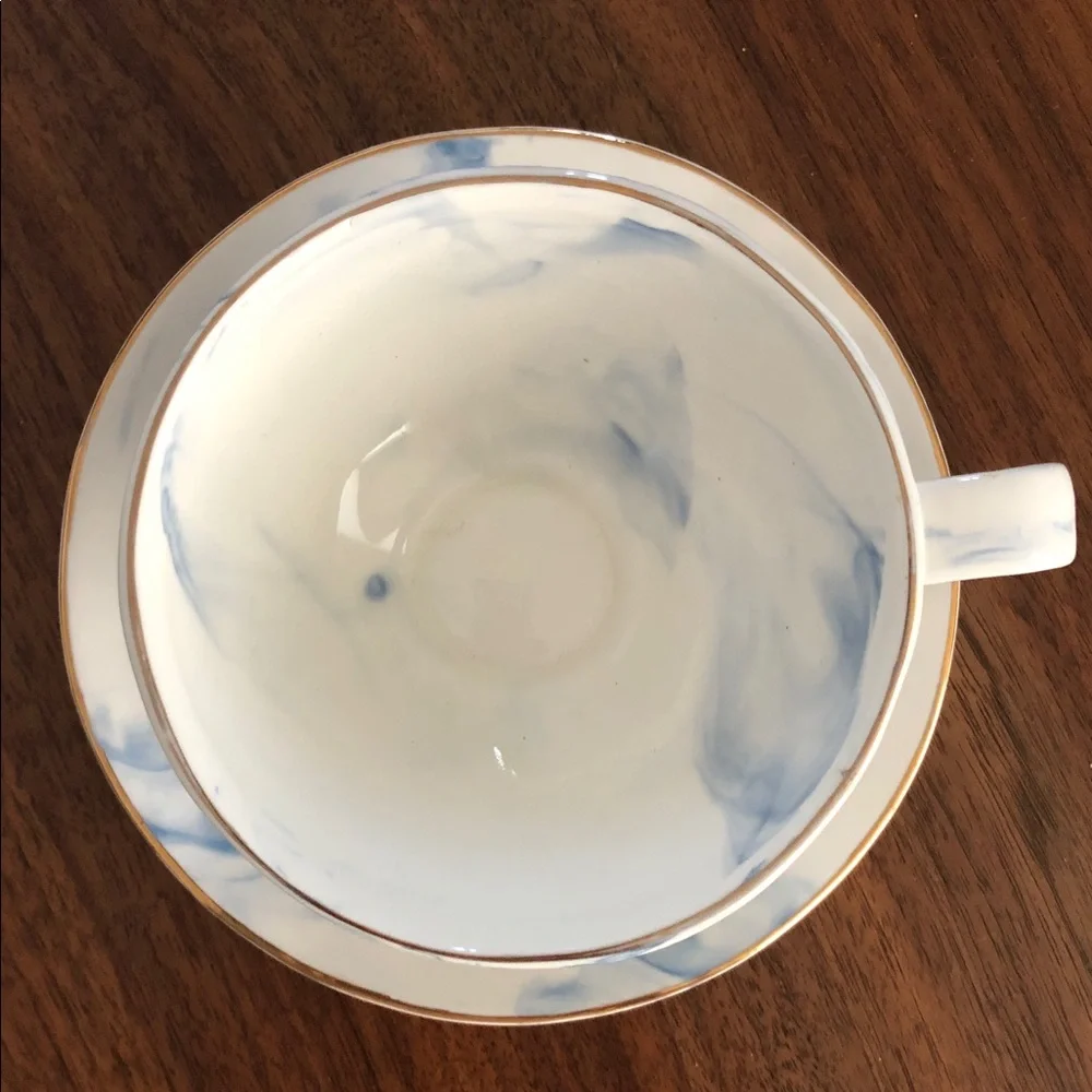 Anthropologie Strata Cup and Saucer